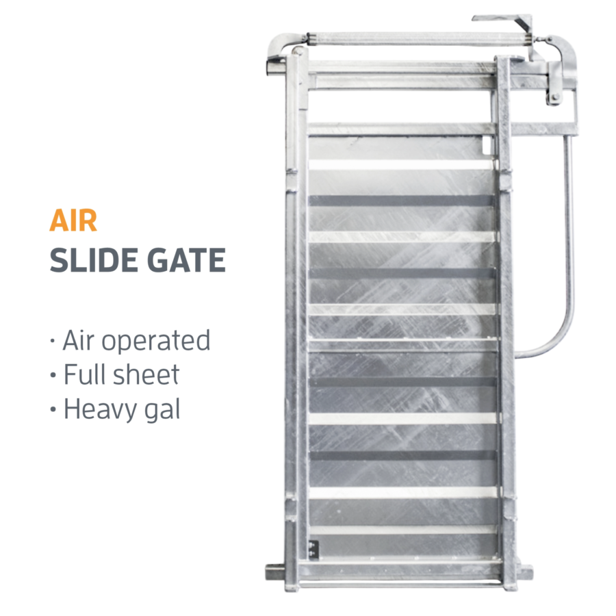 Air Slide Gate for Cattle Crush