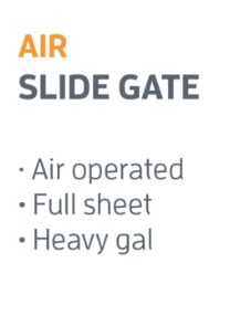 Air Operated Slide Gate