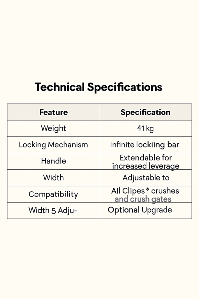 Head Scoop Technical Spec