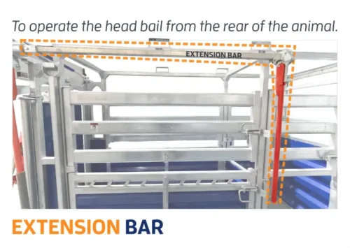Cattle Crush Extension Bar