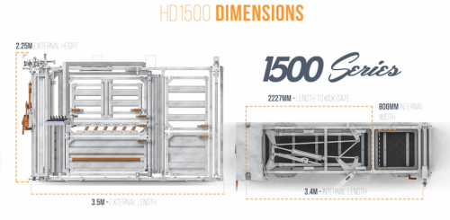 HD 1500 Pneumatic Cattle Crush