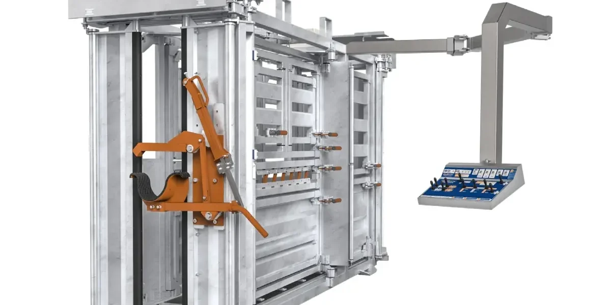 HD 2000 Series Cattle Crush – Double Squeeze Pneumatic Operation