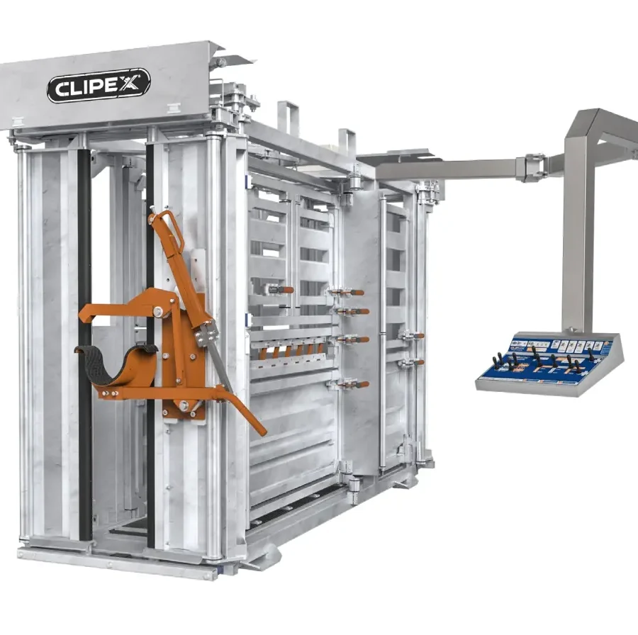 HD 2000 Series Cattle Crush – Double Squeeze Pneumatic Operation