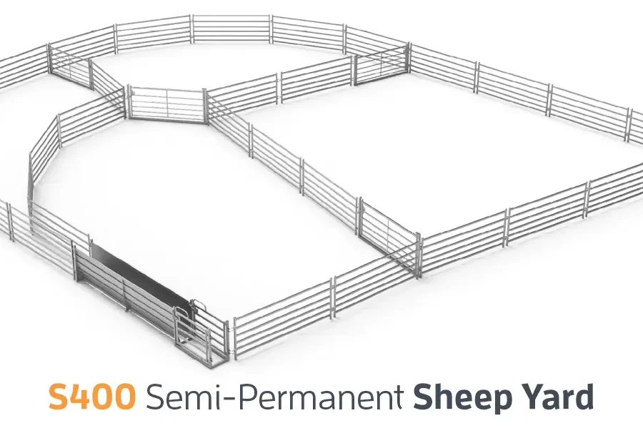 S400 Semi Permanent Sheep Yard - Flock Management