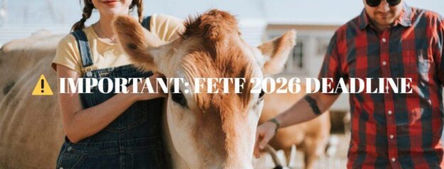 FETF 2026 grant approved cattle handling equipment - Grant Deadline