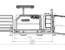 Technical side dimensions and layout drawing of the Clipex Sheep Auto Drafter.