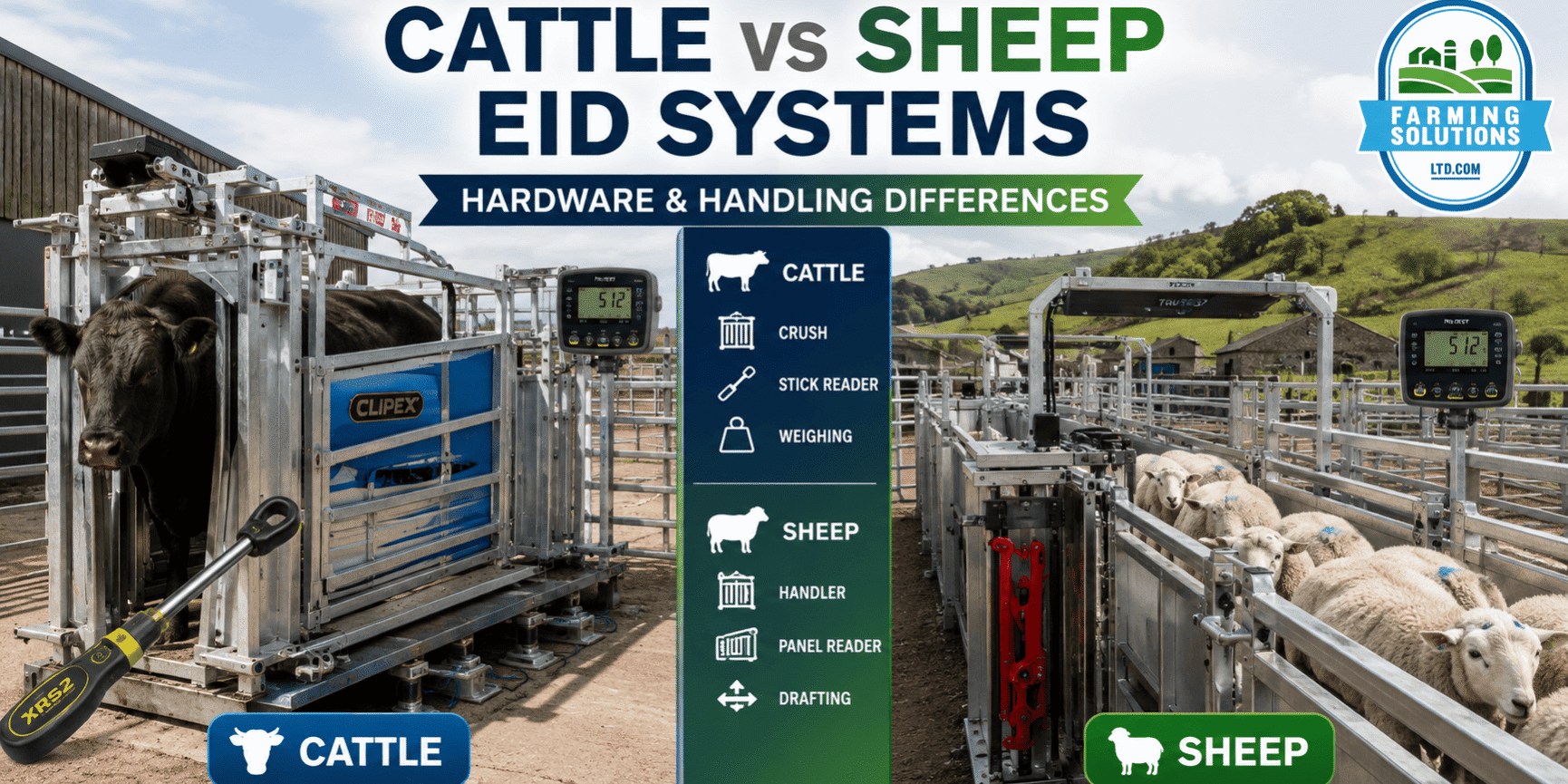 Cattle Vs Sheep EID Systems Cattle vs Sheep EID