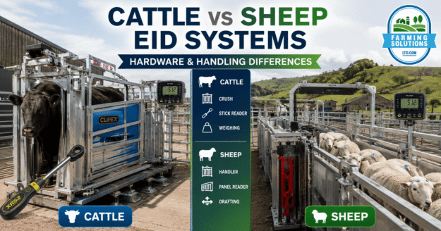 Cattle Vs Sheep EID Systems Cattle vs Sheep EID