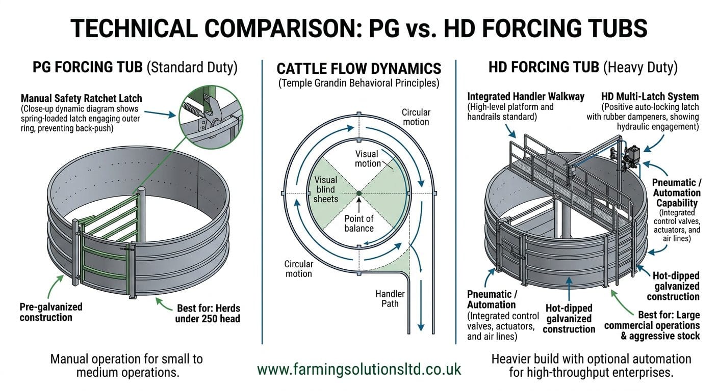PG Forcing Tub vs. HD Forcing Tub