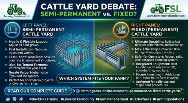 Semi-Permanent vs. Fixed Steel Cattle Yards Semi-Permanent vs. Fixed Steel Cattle Yards
