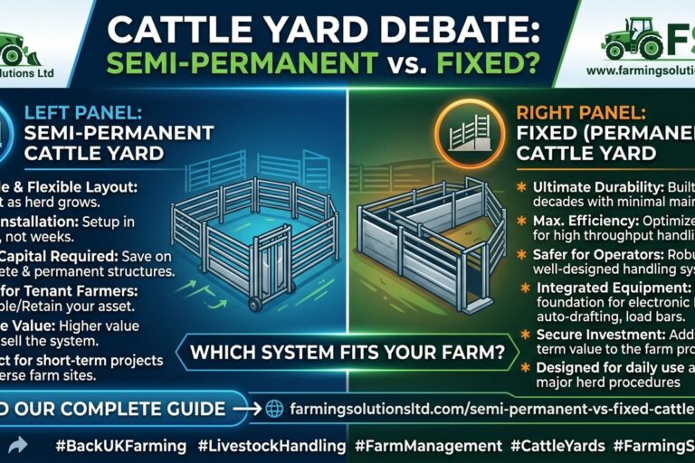 Semi-Permanent vs. Fixed Steel Cattle Yards