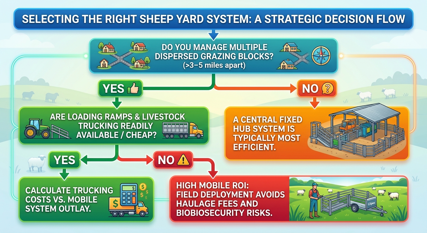 Choosing the right sheep yard system Choosing the right sheep yard system